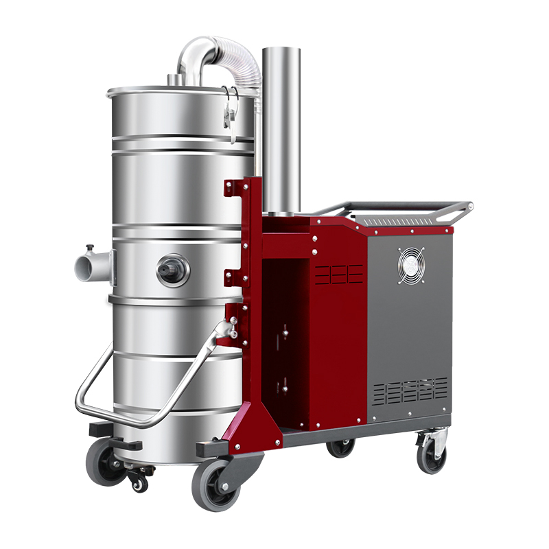 山西坦洁380V双桶不锈钢工业吸尘器X7系列